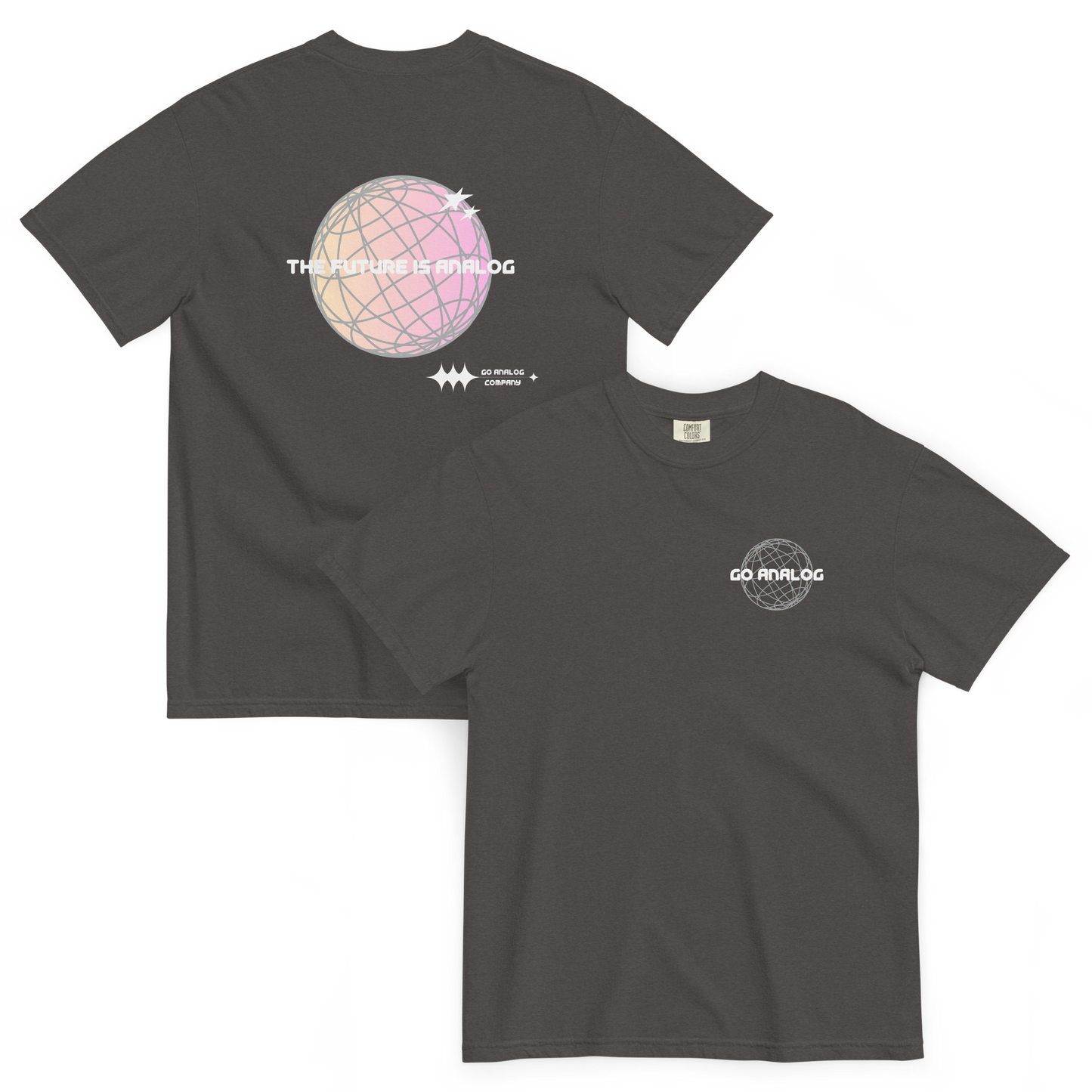 The Future Is Analog Tee (Graphite)