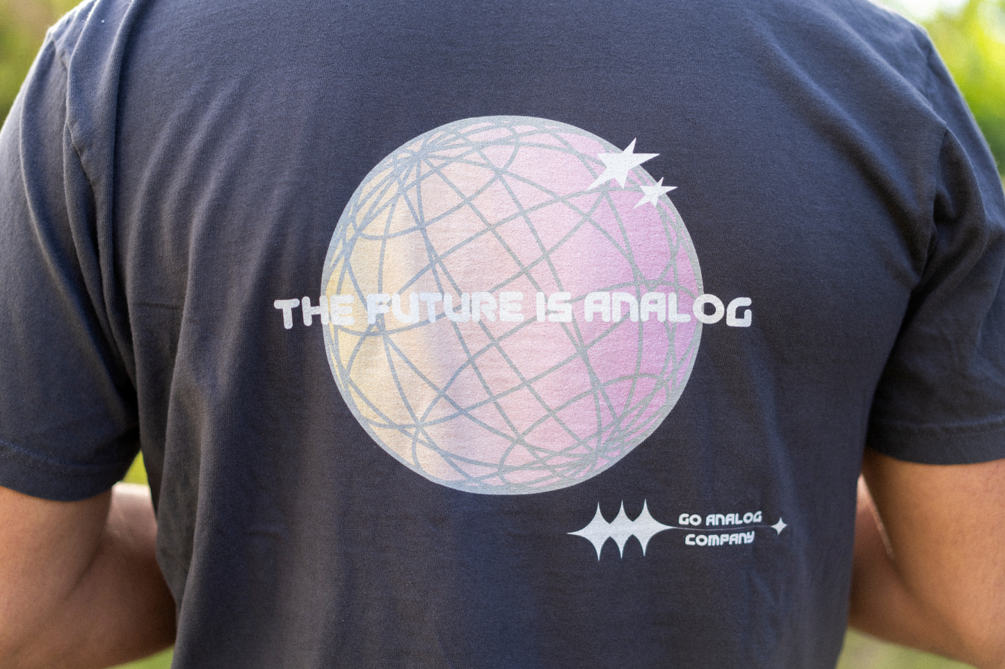 The Future Is Analog Tee (Graphite)