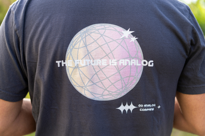 The Future Is Analog Tee (Graphite)