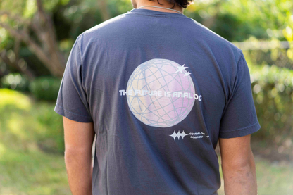The Future Is Analog Tee (Graphite)